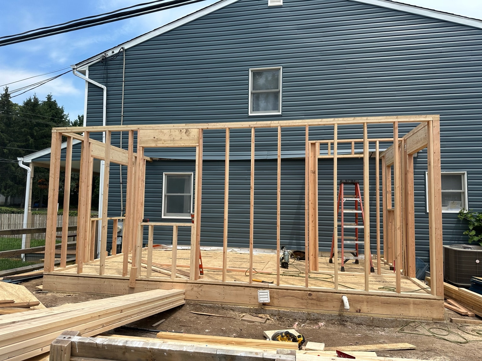 Phoenixville Home Addition Framing Update